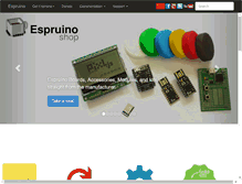 Tablet Screenshot of espruino.com